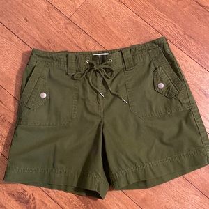 Green Cargo Shorts